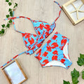 TRIANGULO CON BOLERO ESTAMPADO